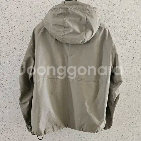 M) 에스피오나지 마운틴 윈드 파카 바람막이 자켓 스톤 그레이--5