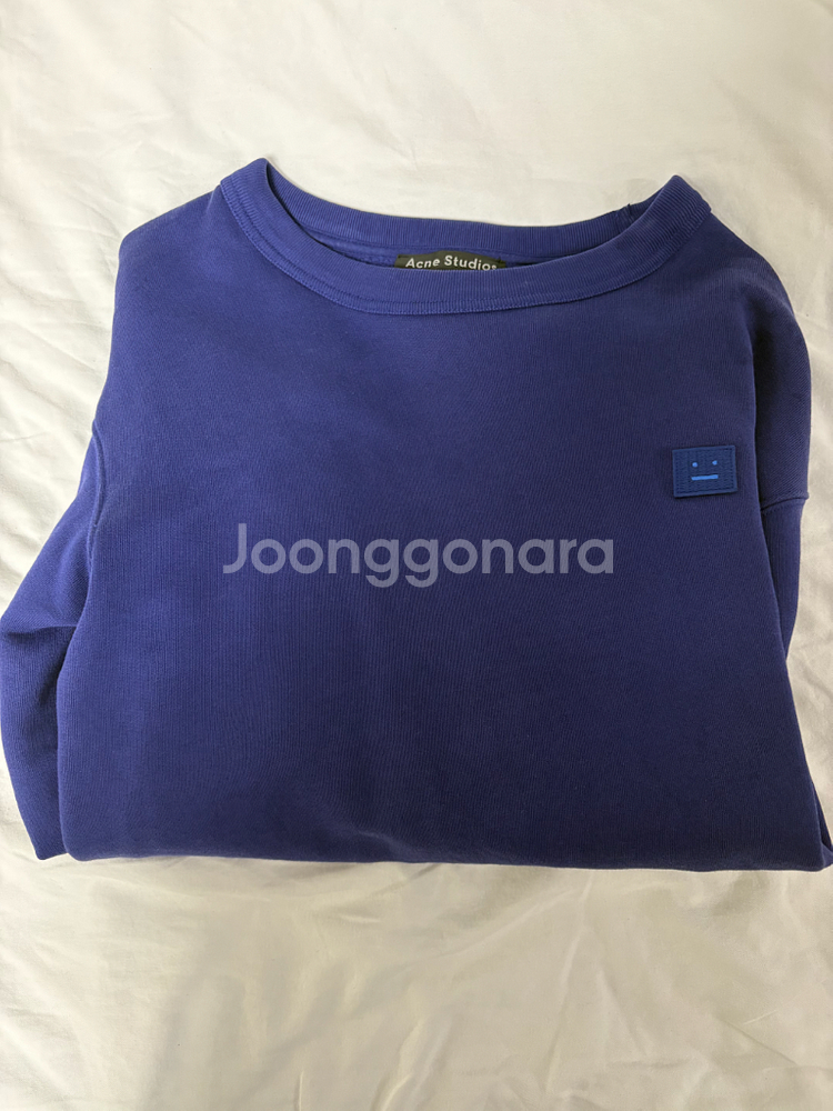 아크네 스튜디오 페어뷰 맨투맨 XXS 블루--0