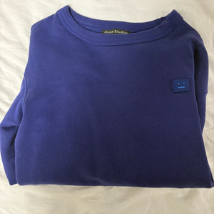 아크네 스튜디오 페어뷰 맨투맨 XXS 블루