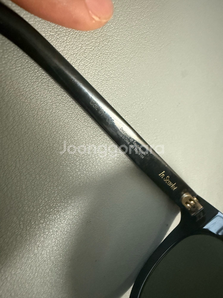 젠틀몬스터 INSCARLET-01 블랙 선글라스--6