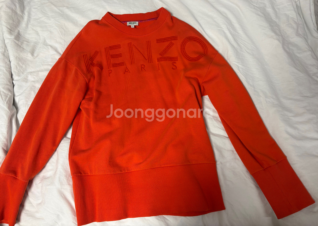 겐조 오렌지 맨투맨 M--3