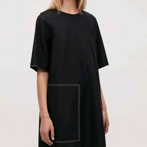 코스cos 스티치 울캐시미어 원피스