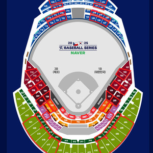 대한민국 vs 체코평가전 1차전 3루3층 2/4연석양도
