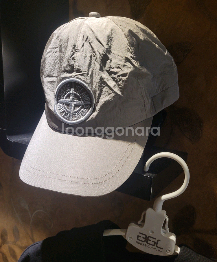 스톤아일랜드 나일론 볼캡모자--0