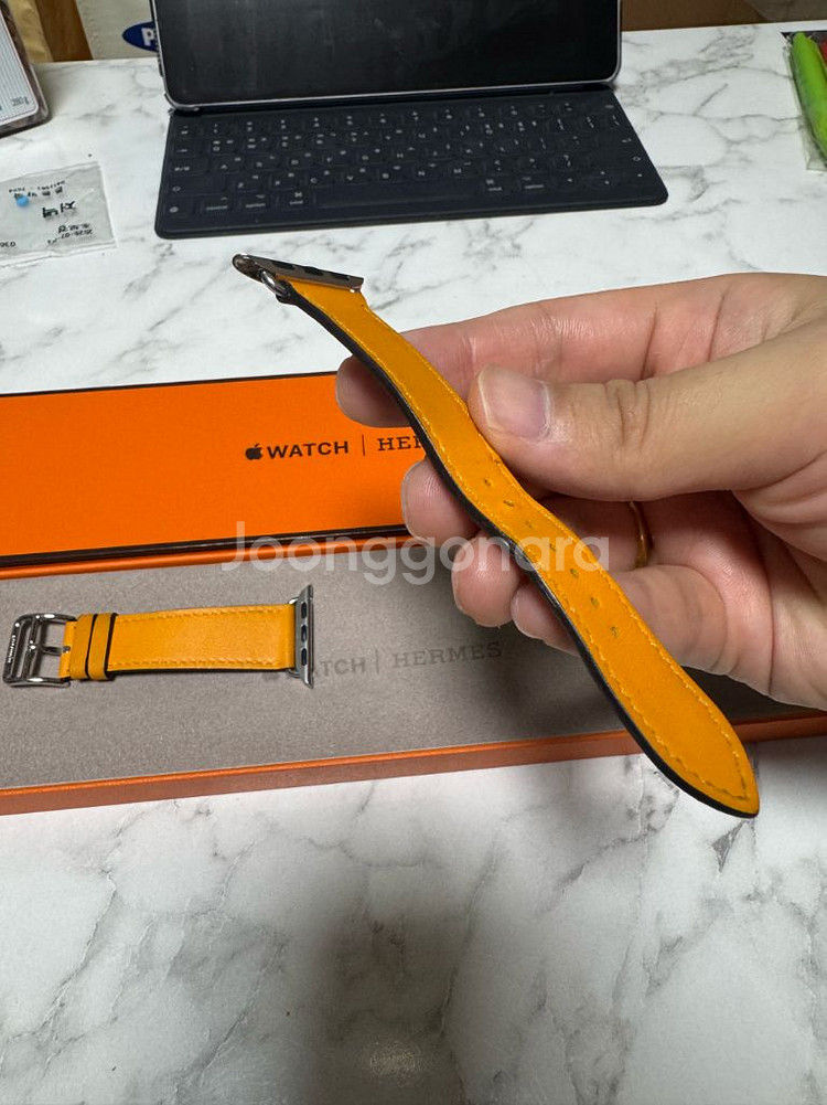 애플워치 에르메스 정품 스트랩--7
