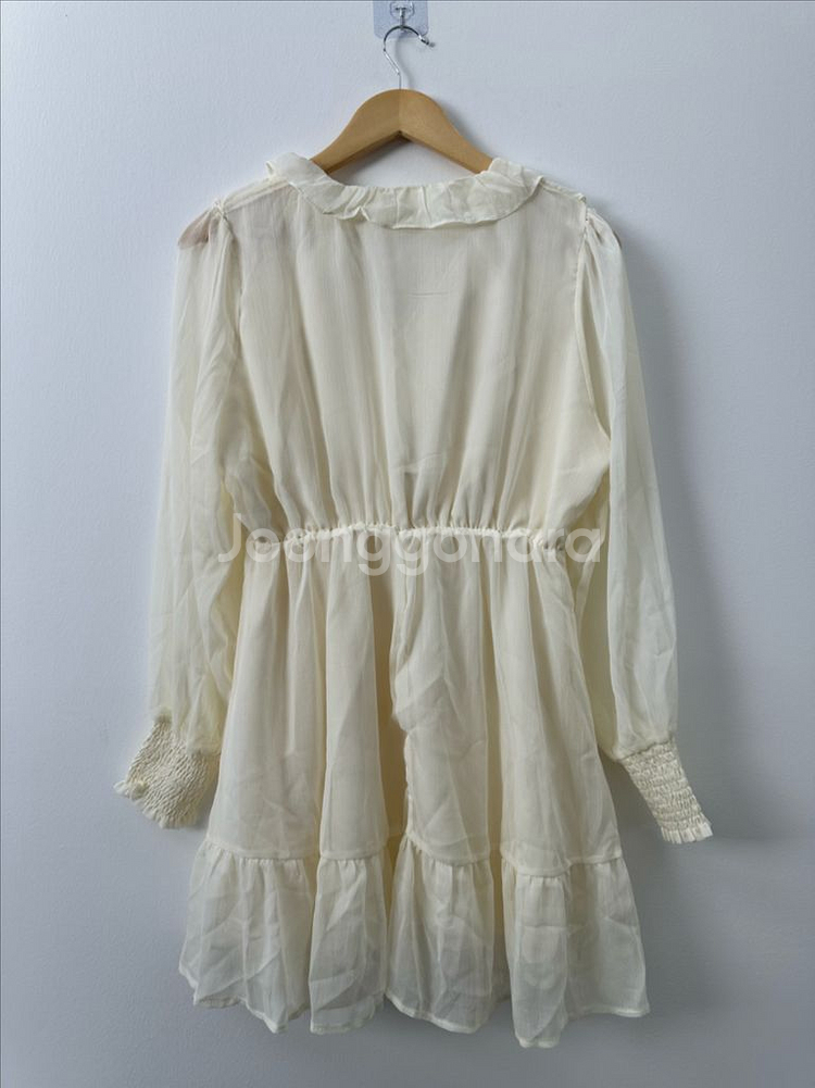 플로럴 블라우스 원피스--2