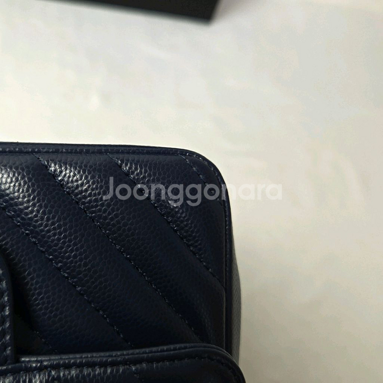 샤넬 쁘띠삭 캐비어 네이비--4