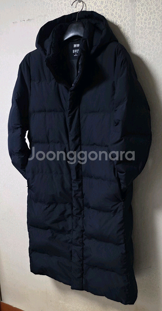 유니클로 UNIQLO 심리스 롱패딩 구스다운 남성용 XL(여유있는105)--1