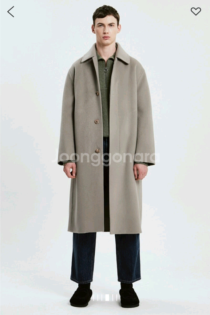 [새상품] 타임옴므 발마칸 코트 95--3