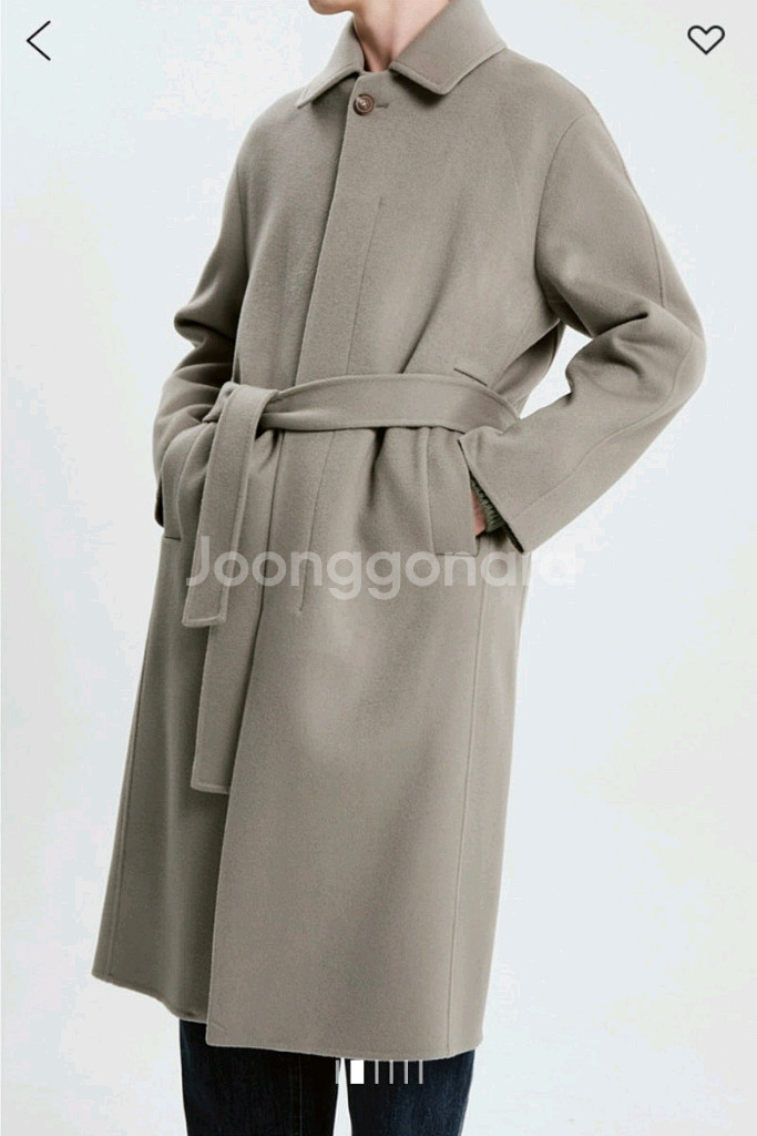 [새상품] 타임옴므 발마칸 코트 95--1