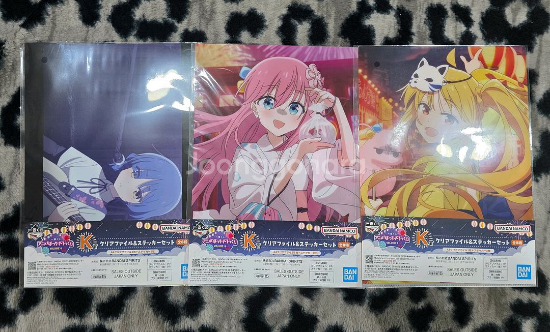 봇치더락 제일복권 K상 클리어파일 미개봉 일괄--0