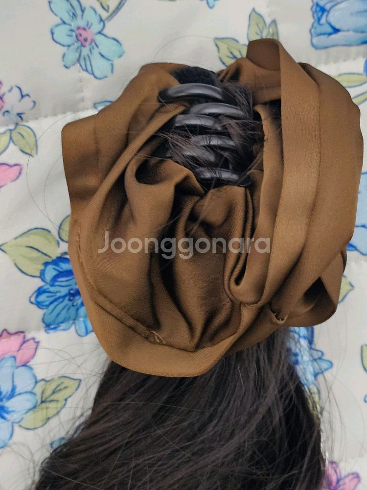 곱창 집게가발 웨이브 긴머리 포니테일 부분가발--1