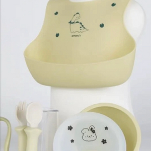 블루마마 실리콘 턱받이,흡착볼,모두얌 스푼포크 미개봉 새거