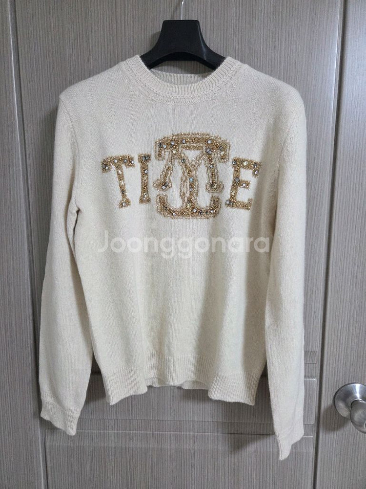 타임 캐시미어블렌드 프린지 니트탑 랑방 마인 더캐시미어--6