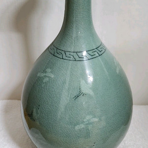 청자 도자기 꽃병