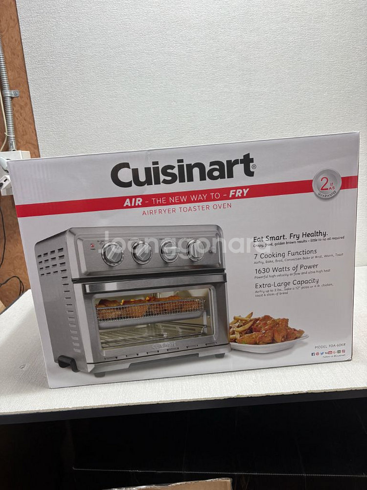 쿠진아트 TOA-60KR 에어프라이어 토스터 새상품--0