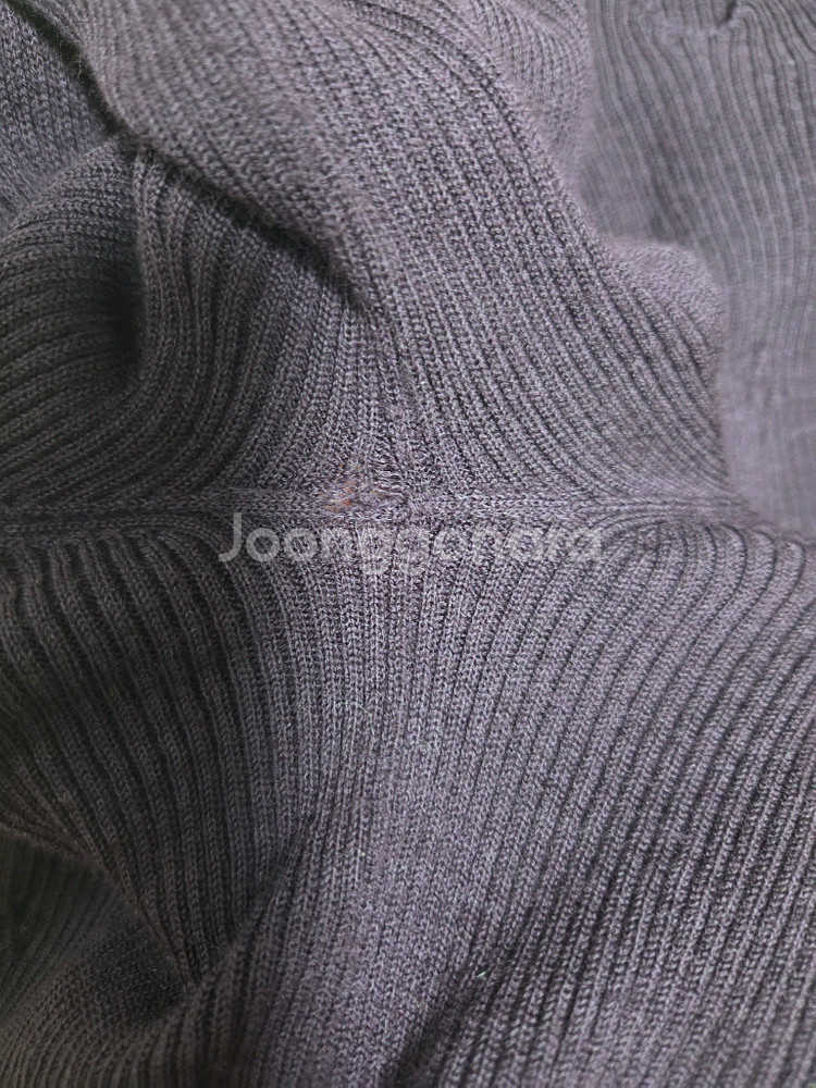 마인 울 블렌드 리브 니트탑 랑방 타임 더캐시미어--7