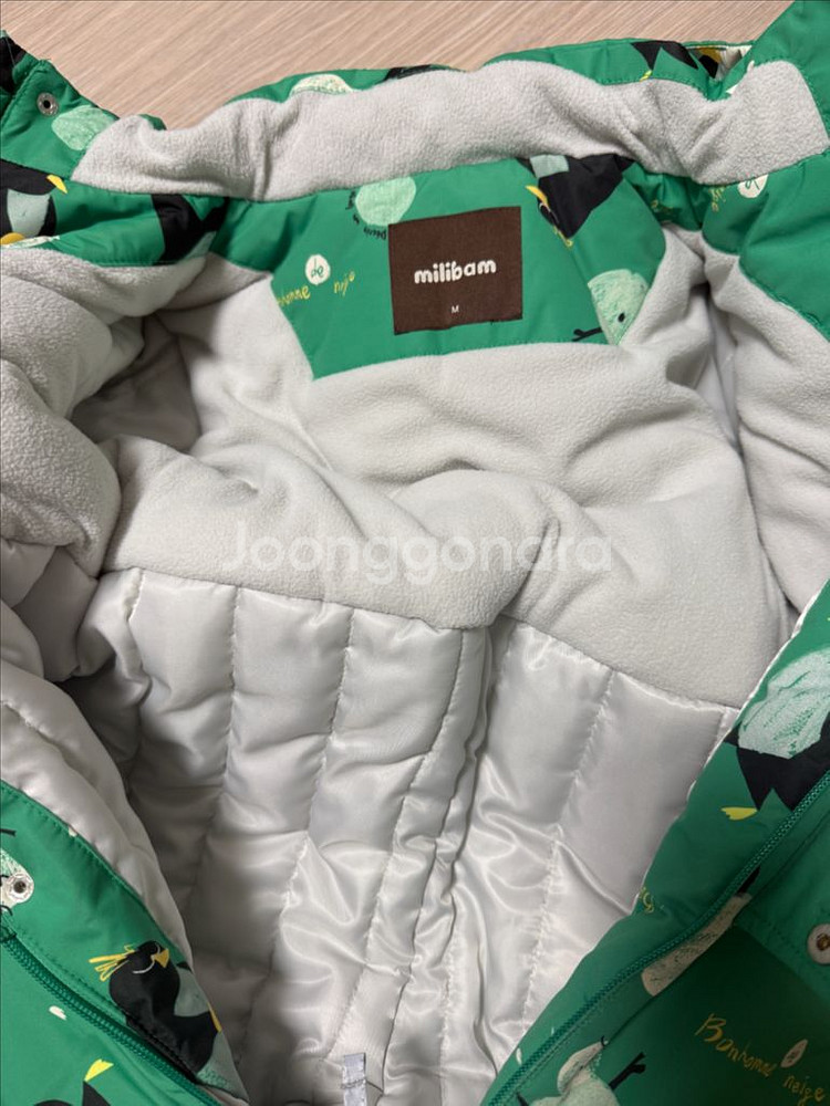 밀리밤 펭귄 패턴 스키복--2