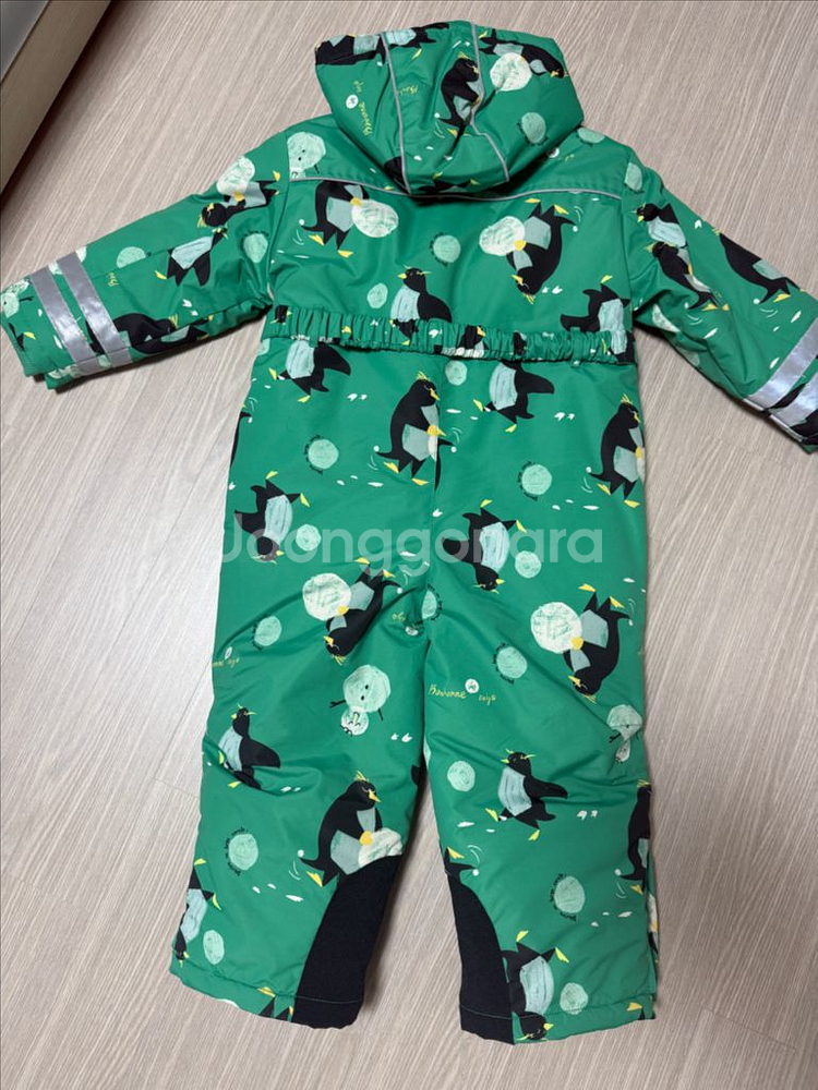 밀리밤 펭귄 패턴 스키복--5