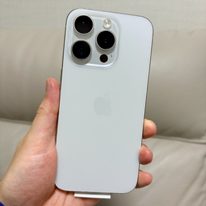 아이폰 15 Pro(프로) 화이트 256기가 + 애플케어플러스