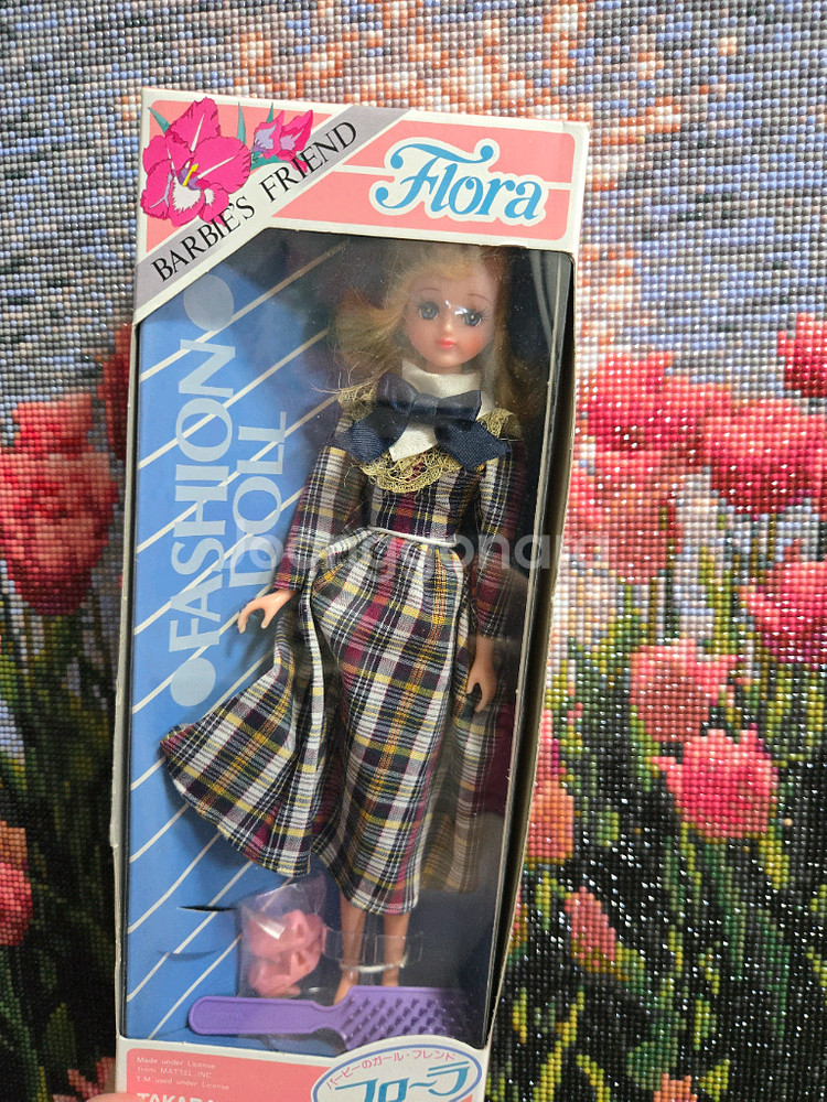 타카라바비/빈티지/플로라 인형--0