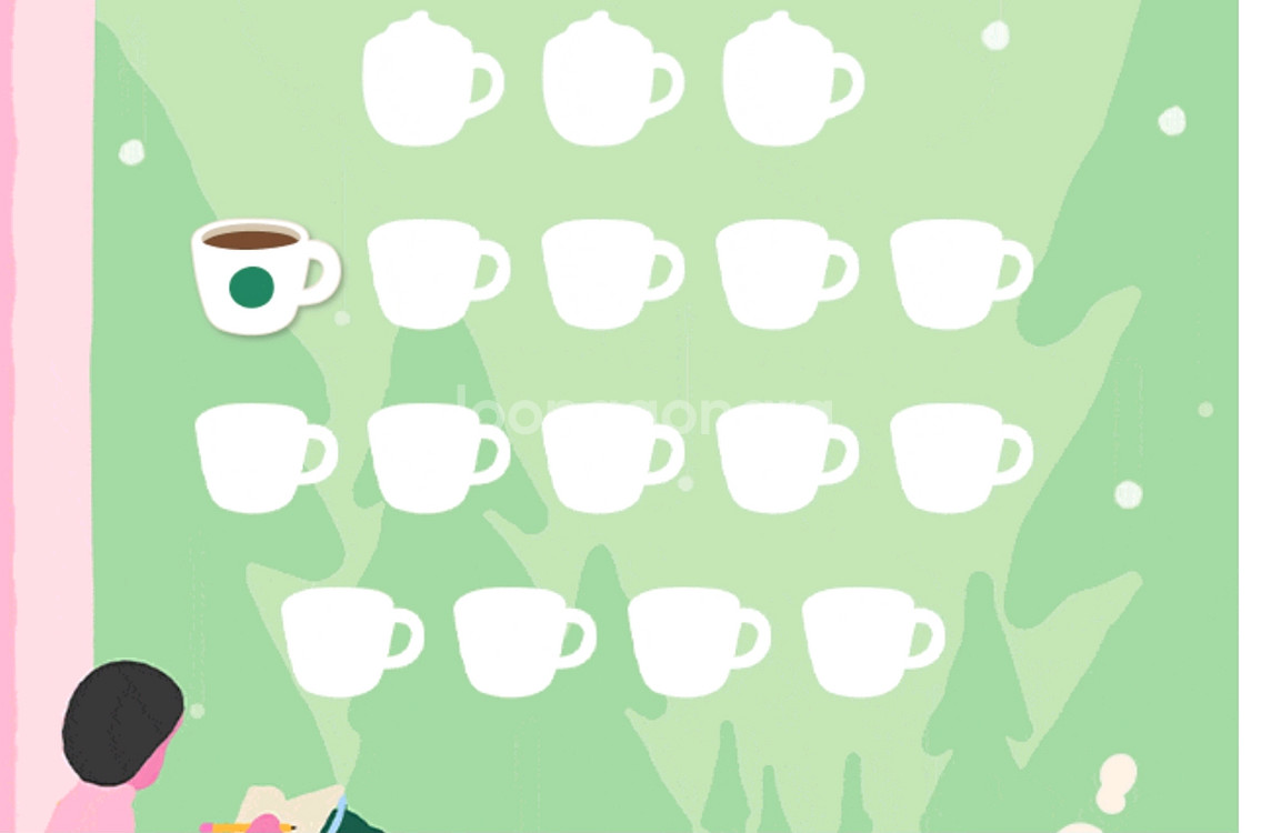 스타벅스 프리퀀시 일반 1개--0