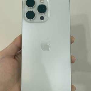 아이폰15프로맥스 화이트 256GB/89%