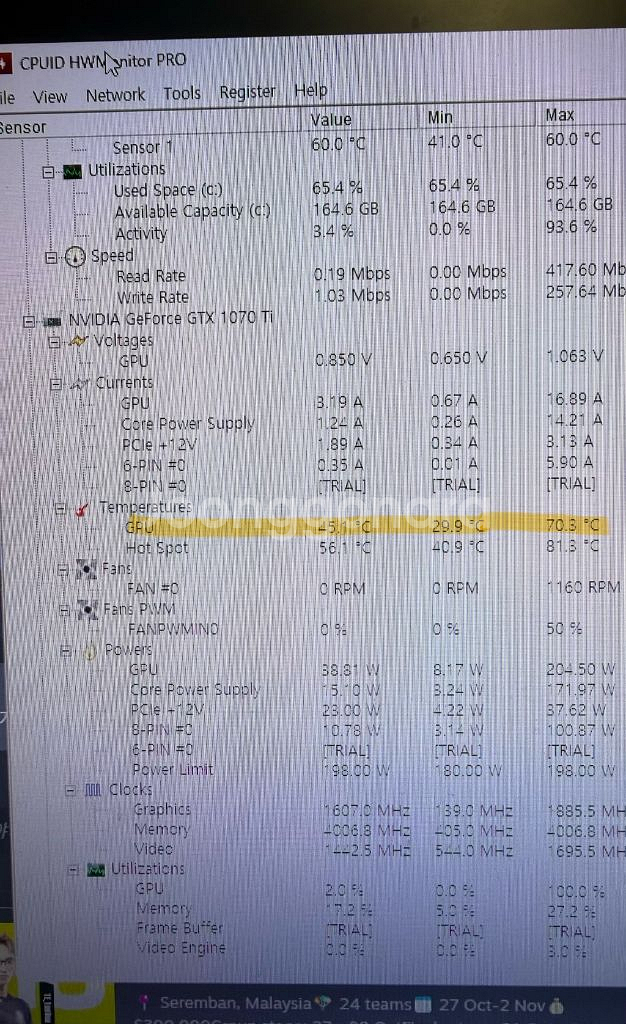 gtx1070ti ex 8gb 그래픽카드 판매합니다.--1