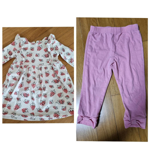 여아 2세 3세 4세 봄 가을 겨울 원피스 레깅스