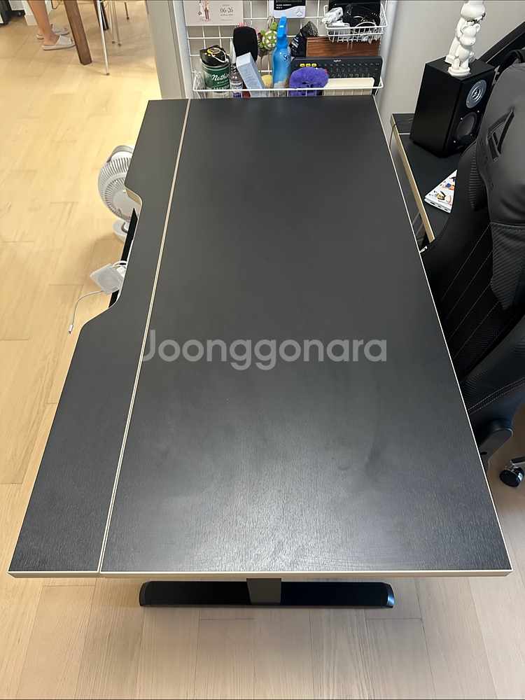 데스커 모션데스크 플러스 1400x700 블랙--0