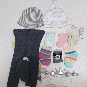 출산준비물 방한용품 신생아 수면조끼 헤어 신발