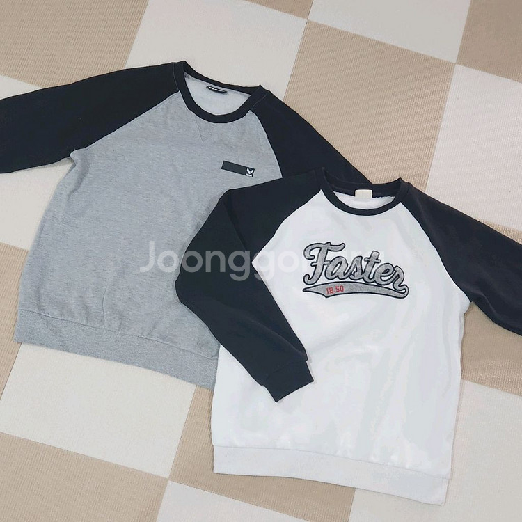 기모 티셔츠2종 150 남아--0