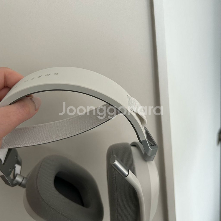 커세어 hs80 무선 게이밍 헤드셋 화이트--2