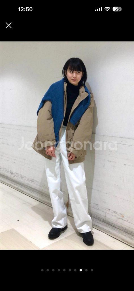 [새상품] 인기템 750필 유니클로 하이브리드 다운코트--11