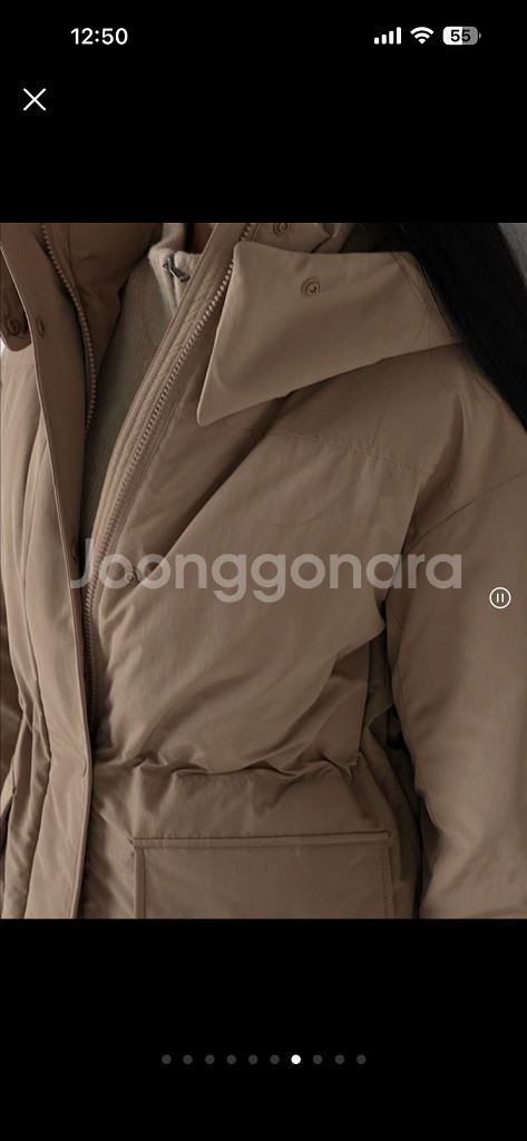 [새상품] 인기템 750필 유니클로 하이브리드 다운코트--17