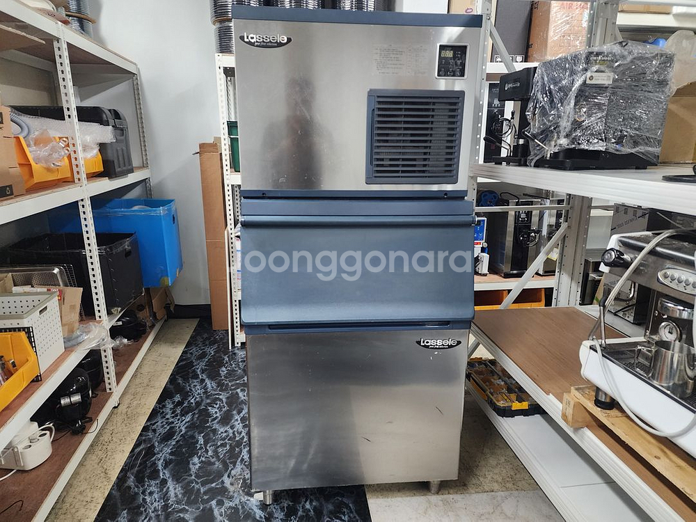 중고 제빙기 라셀르 250kg 반달 얼음 제빙기--0