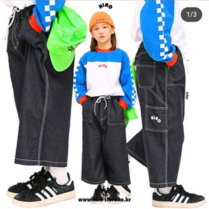 히로 아웃포켓7부 워크팬츠 스트라이프 티 140