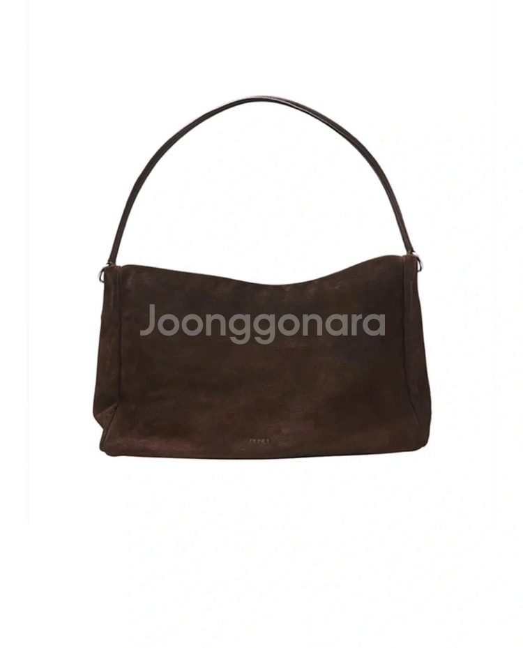 DEINET 스웨이드 숄더백 브라운--0