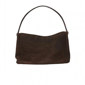 DEINET 스웨이드 숄더백 브라운