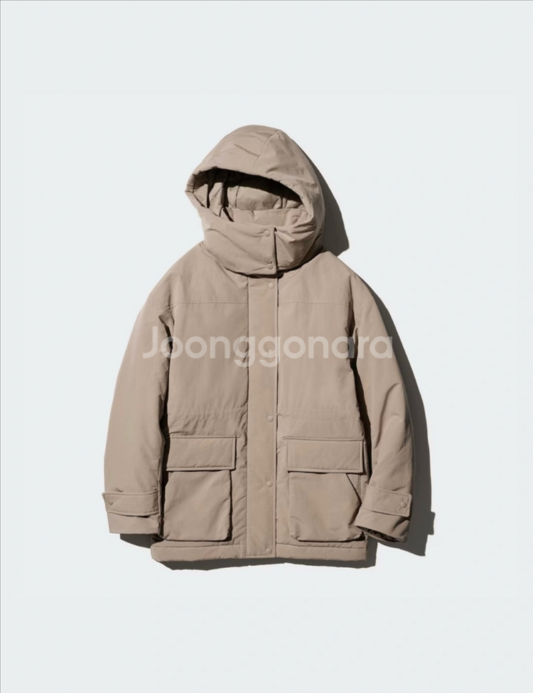 [새상품] 인기템 750필 유니클로 하이브리드 다운코트--0