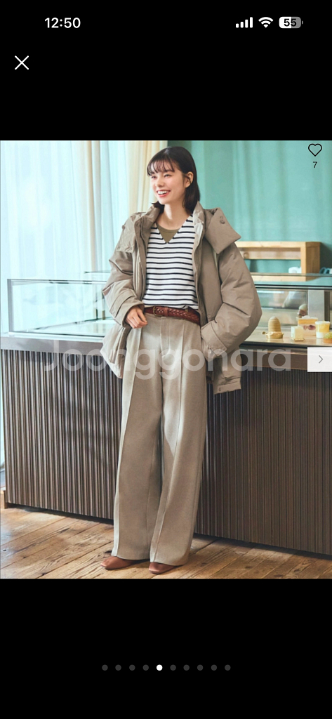 [새상품] 인기템 750필 유니클로 하이브리드 다운코트--6