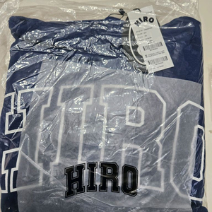 히로 블랭크 후드 네이비 150