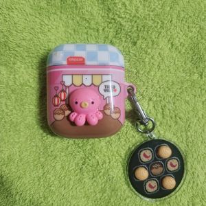 에어팟 2세대 A1938 + 케이스 (사용감많음)