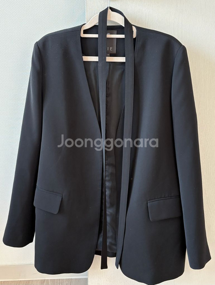 시에 sie 시에나 칼라리스 자켓 블랙s--1