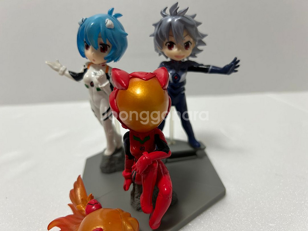 에반게리온)쁘띠에바 레이 아스카 카오루 피규어 3종세트--1