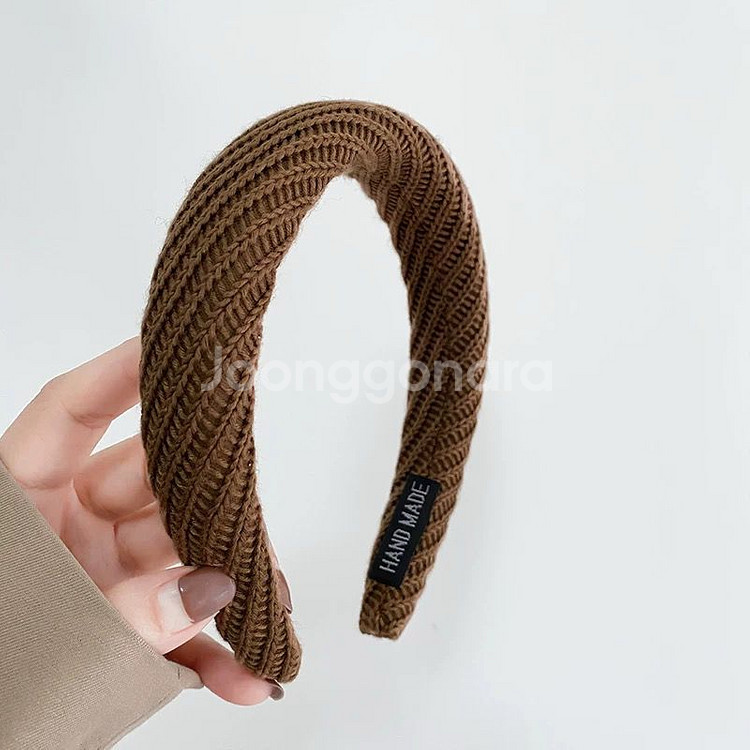 니트 머리띠 헤어밴드--2