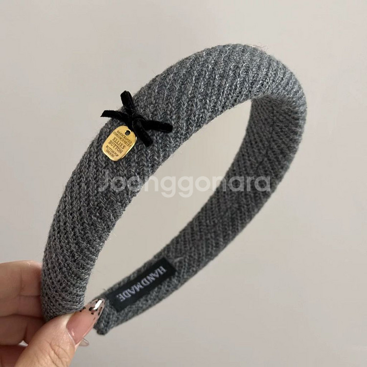 니트 머리띠 헤어밴드--0