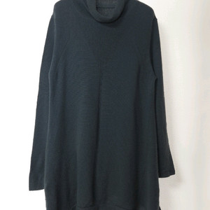 캐시미어100 터틀넥 언밸런스 니트 원피스 55~66