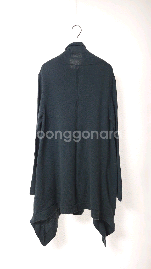 캐시미어100 터틀넥 언밸런스 니트 원피스 55~66--5