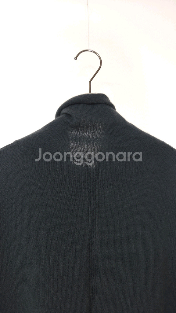 캐시미어100 터틀넥 언밸런스 니트 원피스 55~66--6